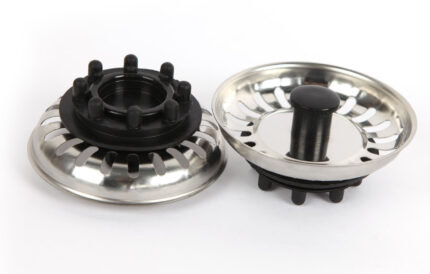 TAPON FREGADERO ACERO INOX CON GOMA