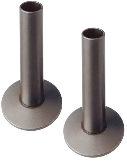 SET CUBRETUBOS RADIADOR GUN METAL
